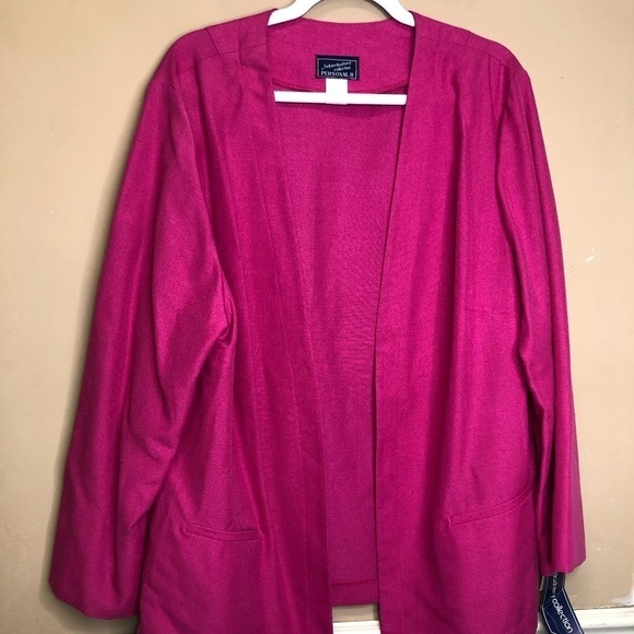 Vintage Haberdashery Collection by Personal II Pink Blazer Size 40 - Picture 1 of 5